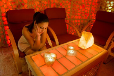 Ein Besuch in der Salzgrotte ist Wellness und Therapie zugleich