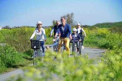 Vorgeschlagene Touren machen den Fahrradtrip zum Erlebnis