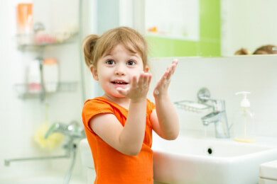 Einfachste Hygiene verhilft Kindern zu einem gesunden Wachstum
