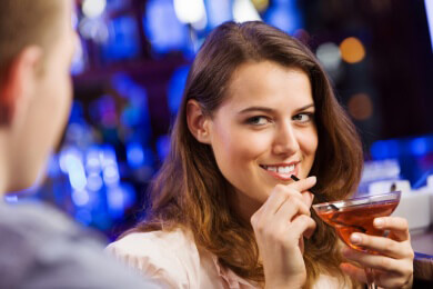 Immer locker bleiben - dann klappt es auch mit dem Flirten