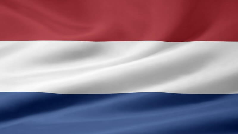 Flagge von den Niederlanden
