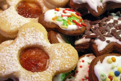 Weihnachtliche süße Schlemmereien mit Verstand auswählen